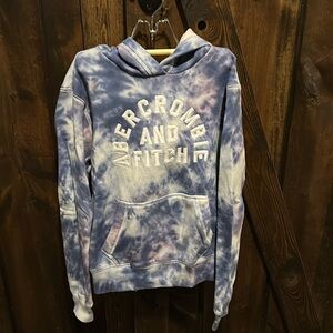 Tie Dye Abercrombie & Fitch Hooded Sweatshirt, Size 11/12